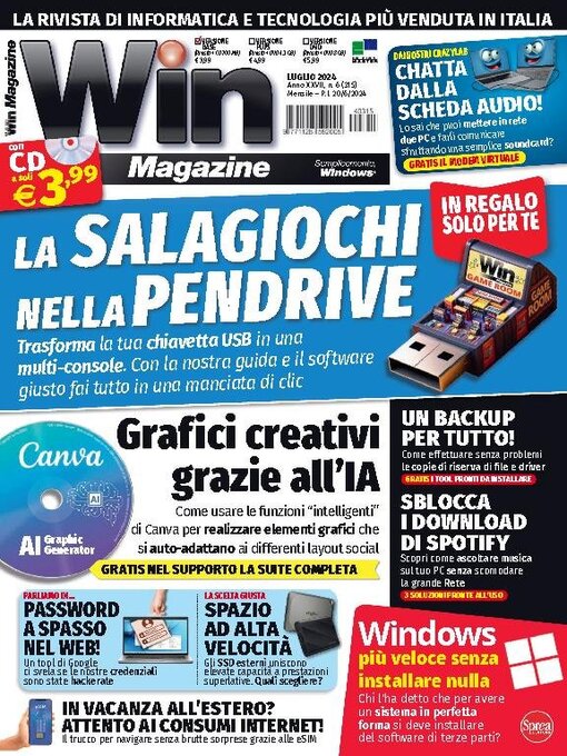 Title details for Win magazine by Sprea S.p.A. - Available